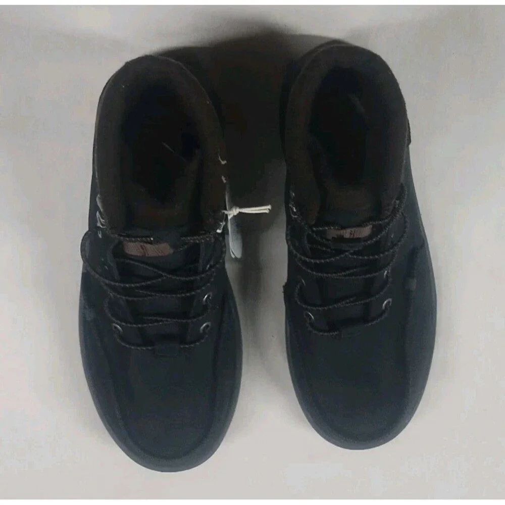 Hey Dude Shoes Bradley Boot Leather in Leather Black Men's size 8 NEW